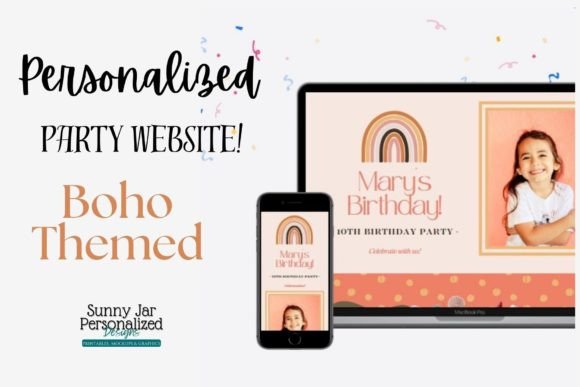 Download Boho Birthday Website - Web Collection