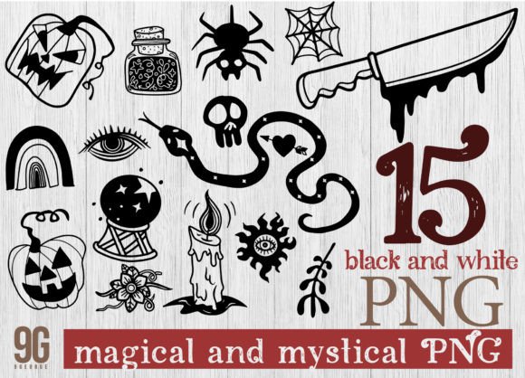 Download 15 Magical and Mystical Boho Elements. - Mystical Collection