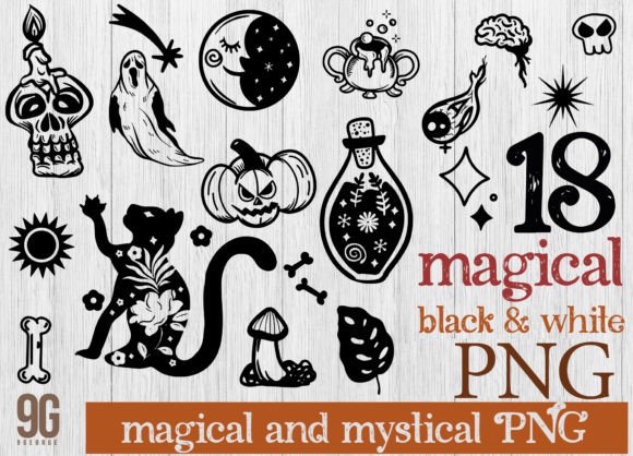Download 18 Magical and Mystical Boho Elements - Mystical Collection