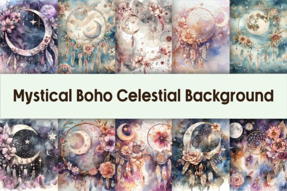 Download Mystical Boho Celestial Background - Mystical Collection