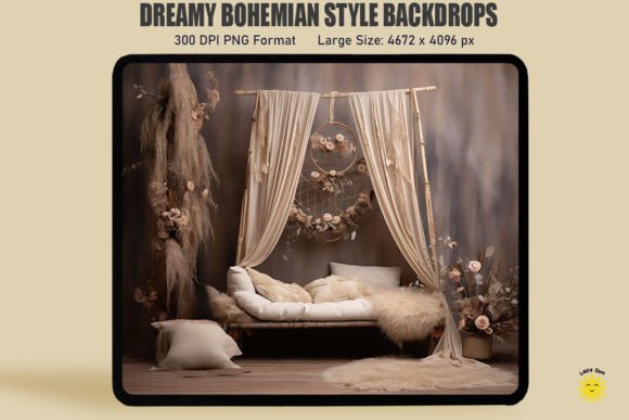 Download Dreamy Bohemian Style Backdrop - Style Collection